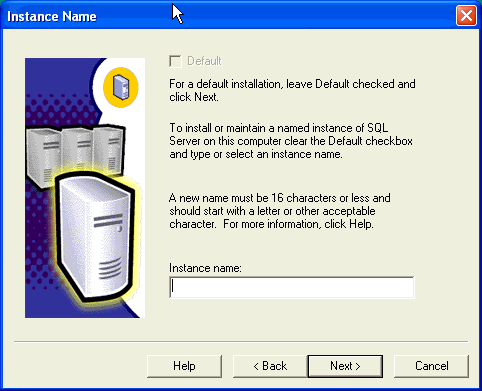 SQL2000 Setup