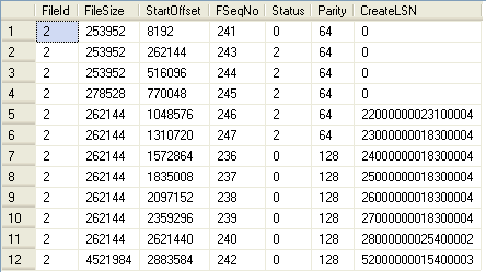 sample output