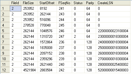 sample output