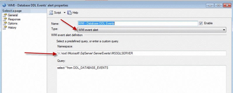 Alerts setup