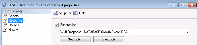 Set the alert type to "WMI event alert"