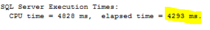 SQL Server DBCC CHECKDB took 4293 ms