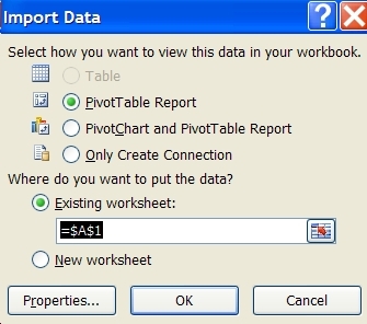 import data
