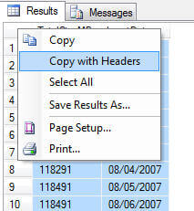 copy with headers
