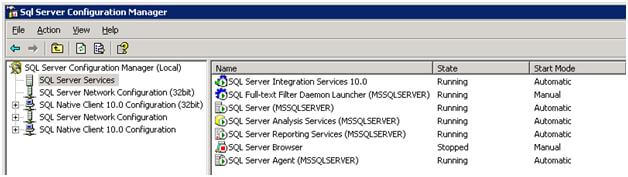 SQL Server Configuration Manager