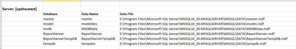 The first four lines in the script create the Excel spreadsheet