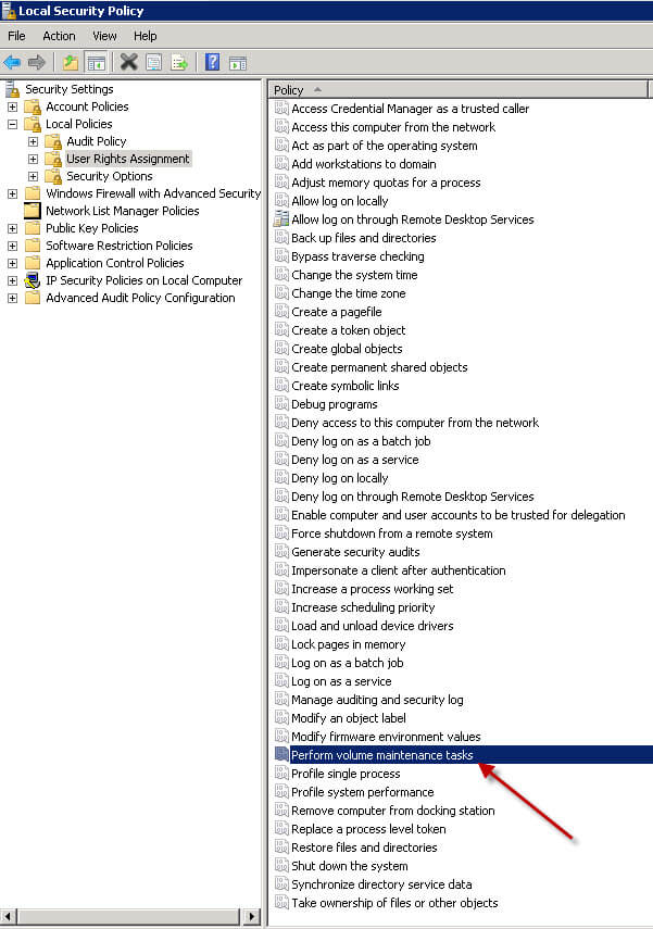 Local Security Policy