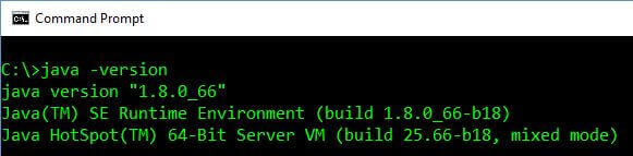 Java Version Installed