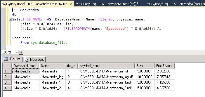 Check the number of allocated pages post SQL Server data migraton