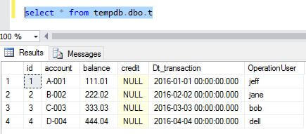 import result