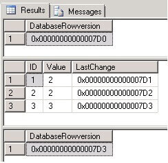 Review the values for TestTableA
