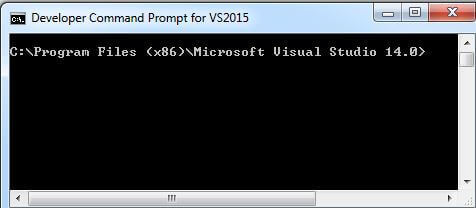 C# command window
