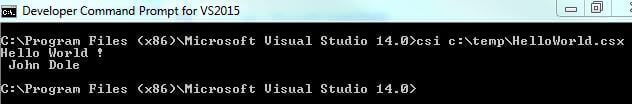CSX file execution