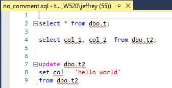 no comment script
