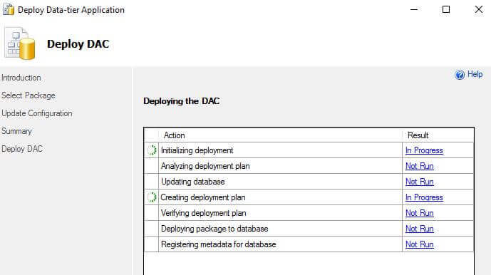 Deploying the DAC