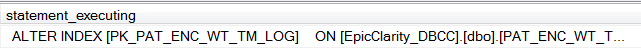 query results