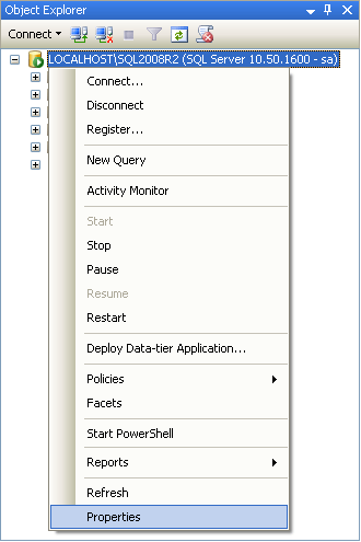 sql server management studio