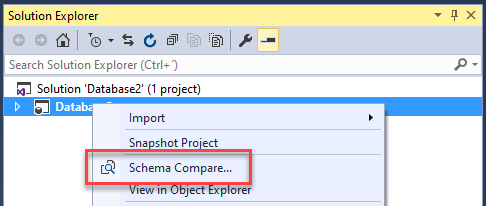 schema compare option