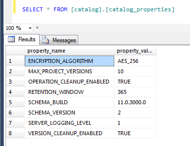VERSION_CLEANUP_ENABLED is set to TRUE and MAX_PROJECT_VERSIONS is set to 10