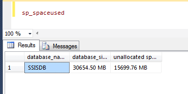 Running the SSIS Server Maintenance job package