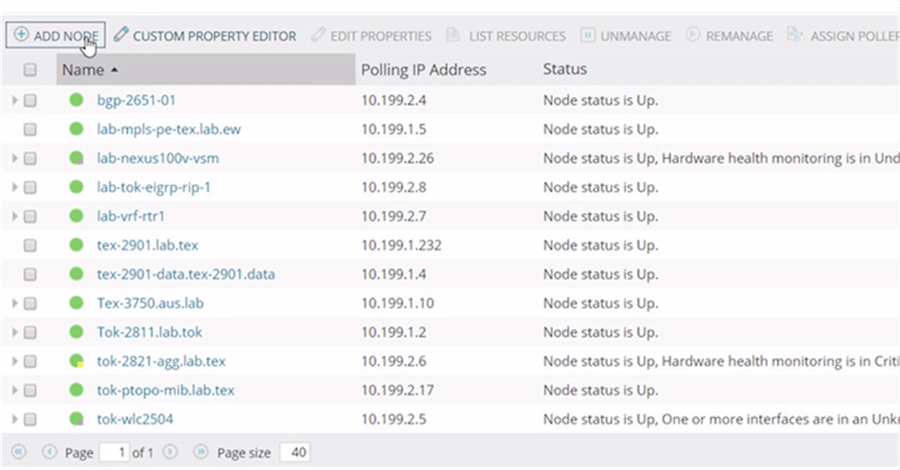 Manually Add Node - Description: Manually Add Node