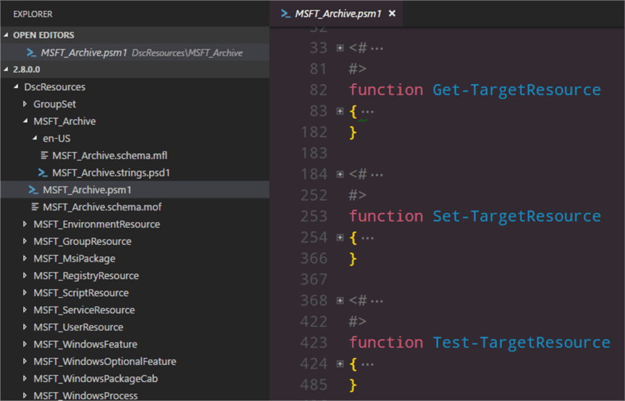 open editors
