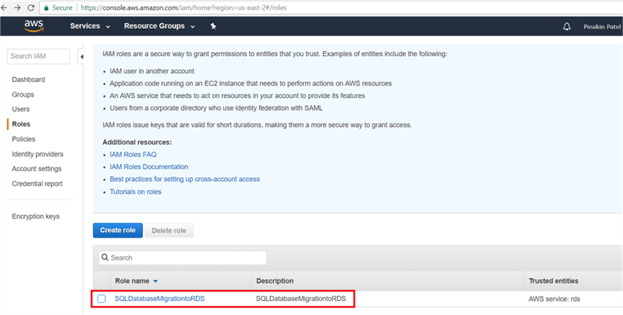 On Role page newly created custom role will appear shown below. - Description: On Role page newly created custom role will appear shown below.