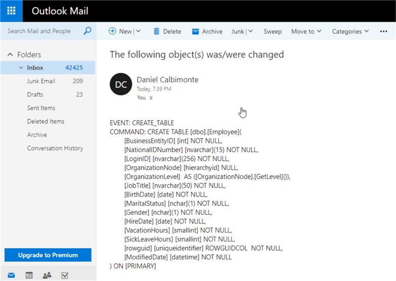 outlook mail