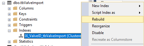 valve import