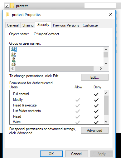 protect properties