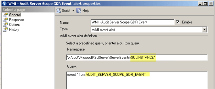 Server Scope permissions change - WMI alert 