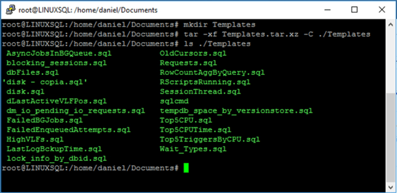 Uncompressing the templates.