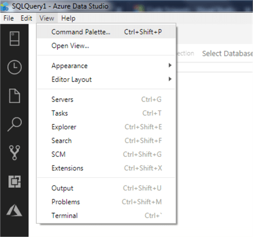 Azure Data Studio snippet 3