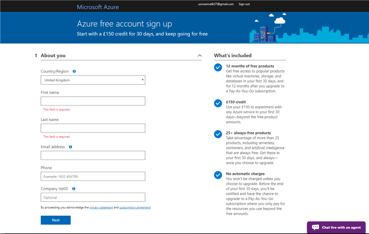 Azure ML Service User Data. 