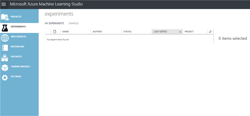 Microsoft Azure Machine Learning Studio