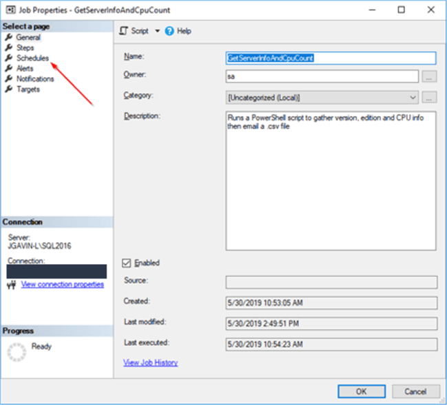 SQL Server Agent Schedules