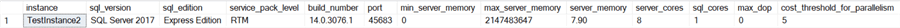 query output