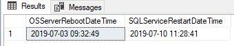 query output 