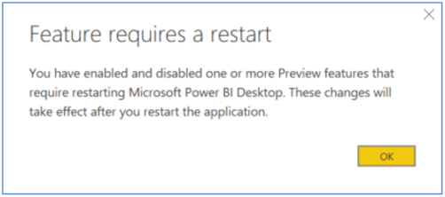 Restart the app to enable shape map visual in Power BI Desktop.