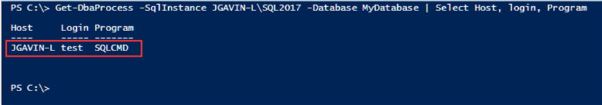 Look for connections in database