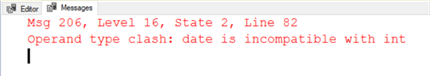 Error Int Filter
