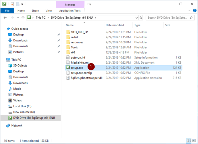 SQL Server 2019 Install Screen 1