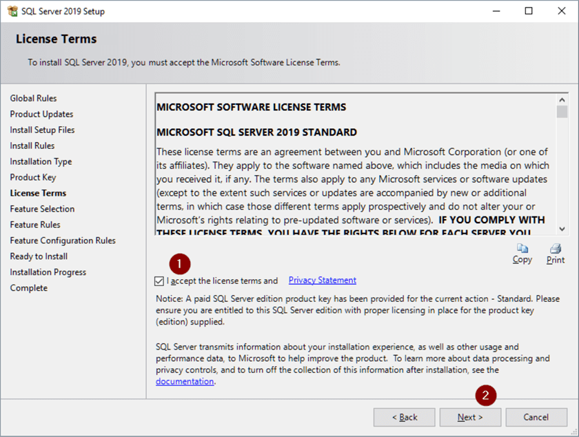 SQL Server 2019 Install Screen 5