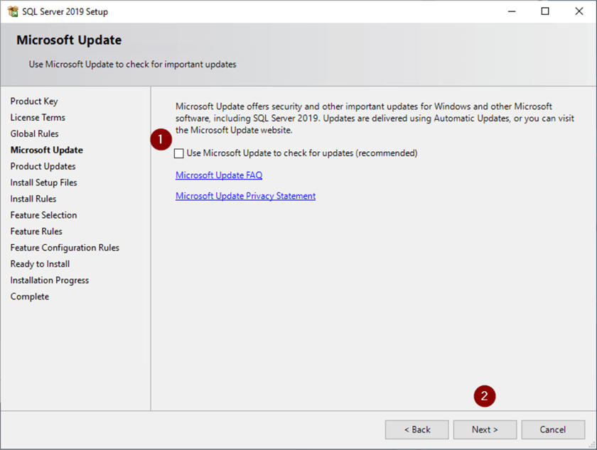 SQL Server 2019 Install Screen 6