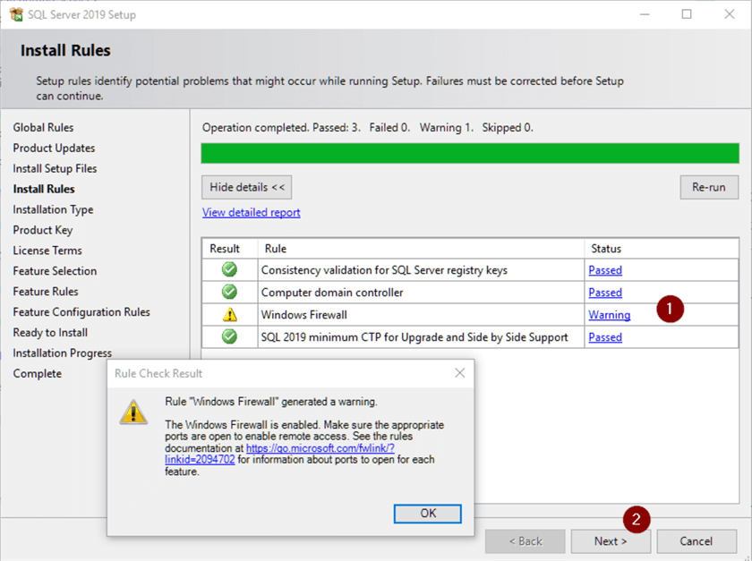 SQL Server 2019 Install Screen 7
