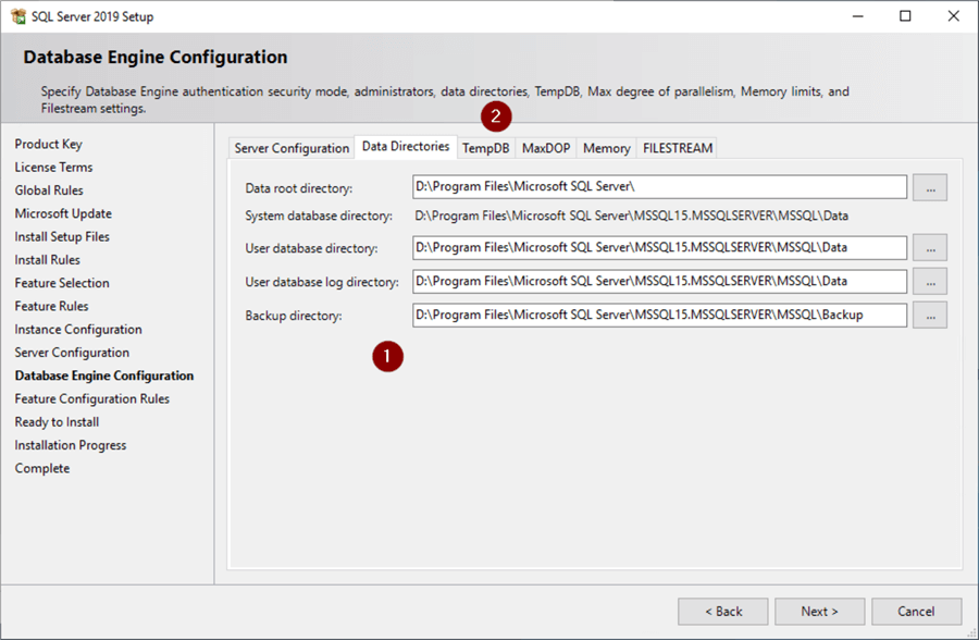 SQL Server 2019 Install Screen 12