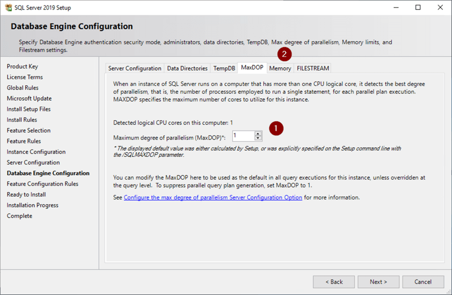 SQL Server 2019 Install Screen 14