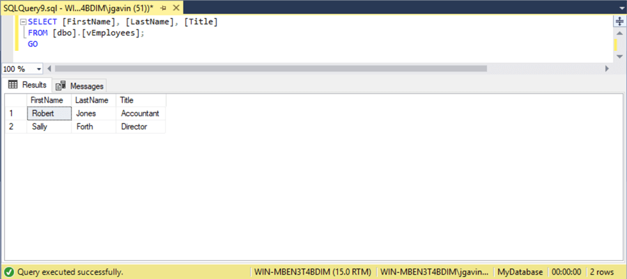 Query View