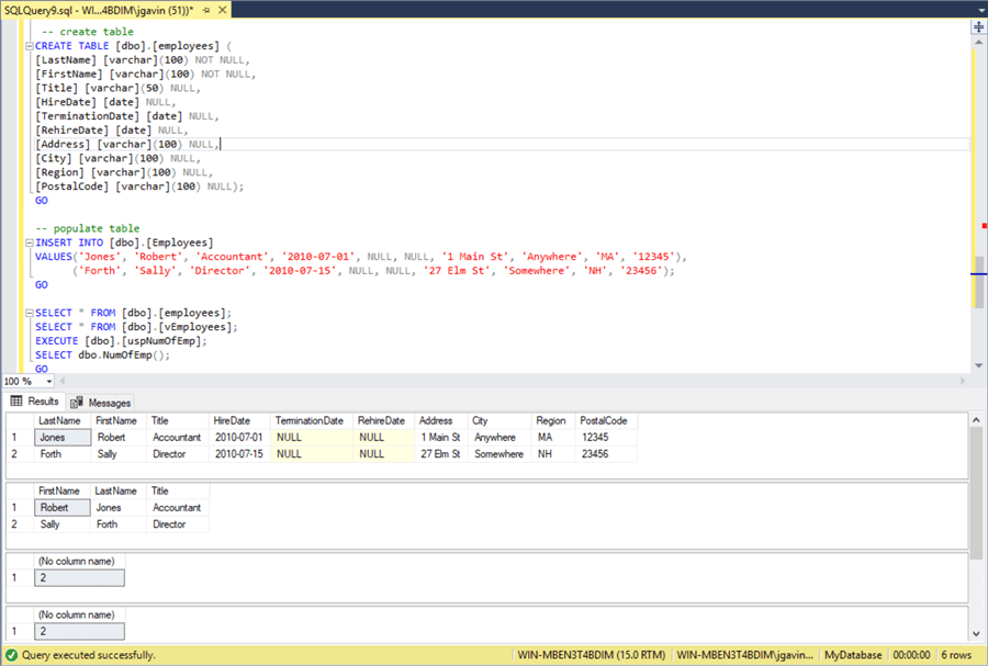 sql server drop table if exists 2 013