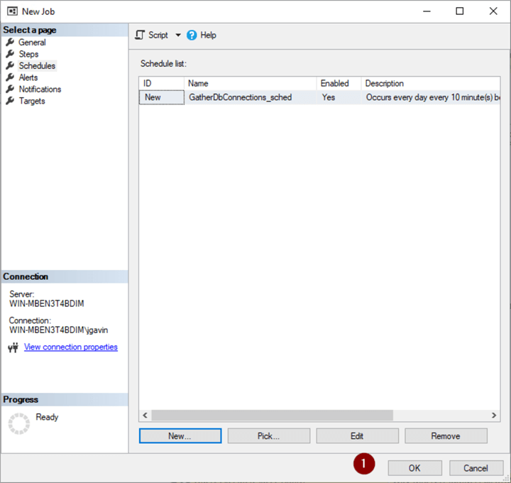 Schedule Populate Job - 7